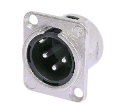 Neutrik XLR-han til chassis