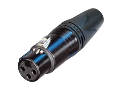 Neutrik XLR-hun - Sort
