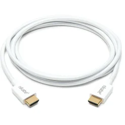 Nikabe Tynd HDMI 2.1-kabel - 8K/60 Hz & 4K/120 Hz - Hvid - 2 m