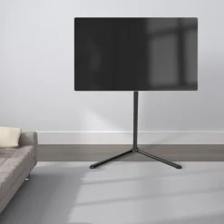 Nikabe V-base gulvstativ til tv 49-70 tommer - Sort