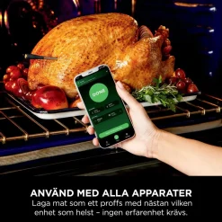 Ninja ProChef trådløst stegetermometer, Sort/sølv