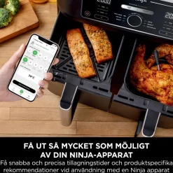 Ninja ProChef trådløst stegetermometer, Sort/sølv