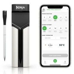 Ninja ProChef trådløst stegetermometer, Sort/sølv