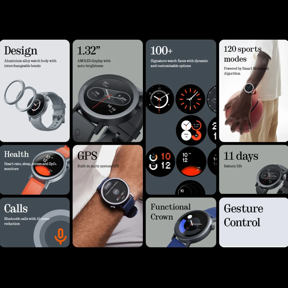 Nothing Cmf Watch Pro 2 - Askegrå