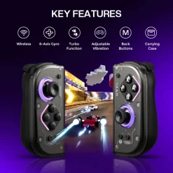 NYXI Hyperion 2 Joy-Con til Nintendo Switch, Sort