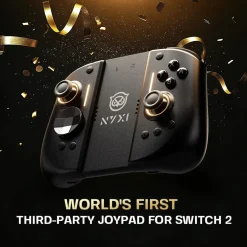 NYXI Hyperion 3 trådløs JoyPad til Nintendo Switch 2, Sort