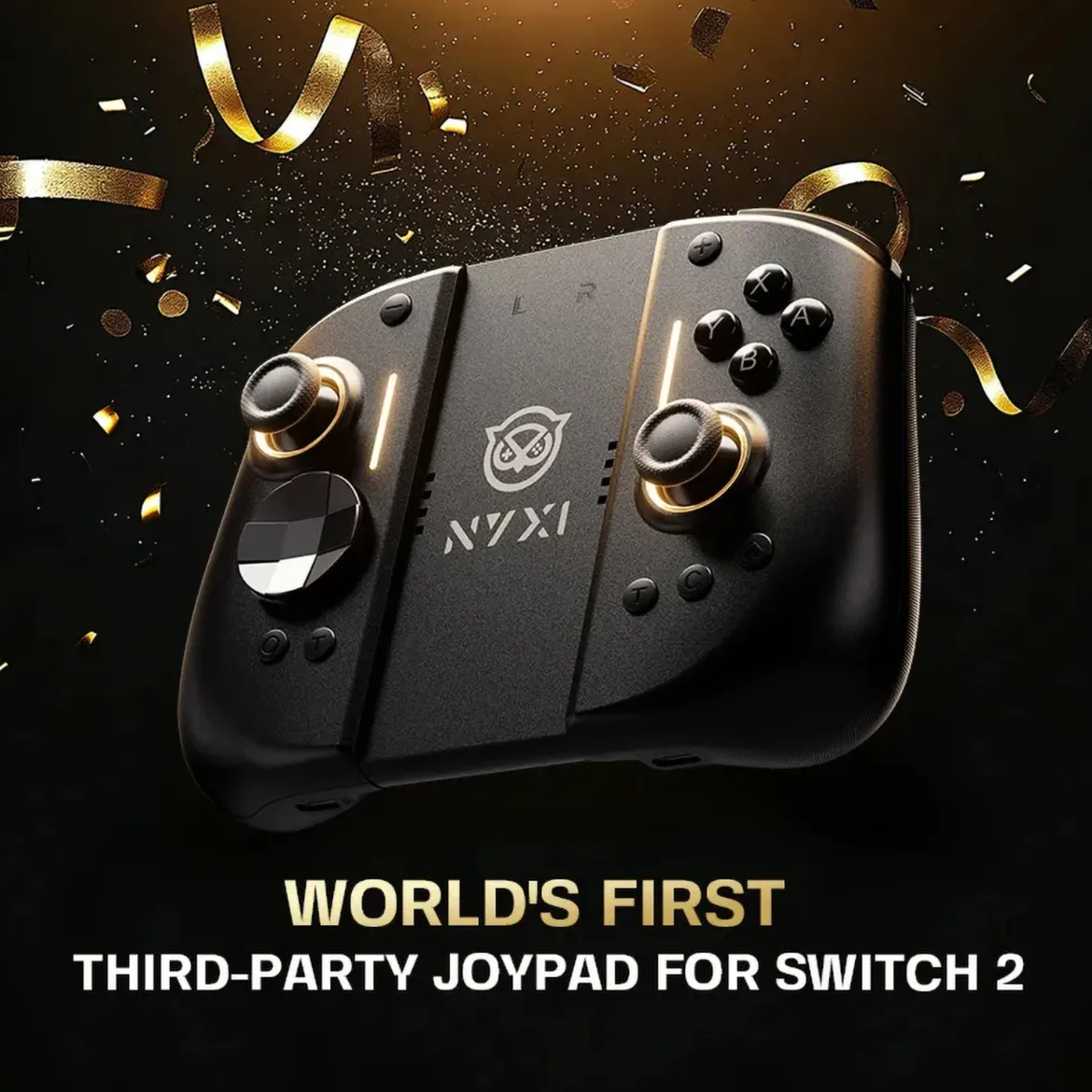 NYXI Hyperion 3 trådløs JoyPad til Nintendo Switch 2, Sort
