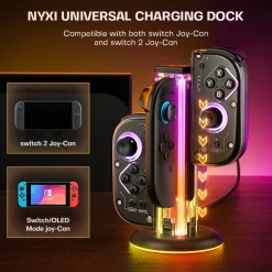 NYXI Zeus ladestation til Nintendo Switch og Switch 2