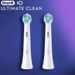 Oral-B iO Ultimate Clean børstehoveder, 2-pak, Hvid