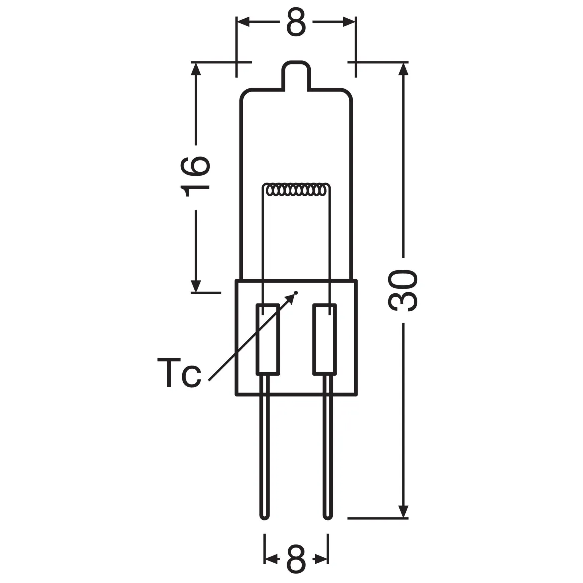 Osram Halostar Oven ovnlampe G4 20 W 2-pak