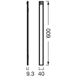 Osram Lineær LED Underskabs belysning med sensor - 60cm