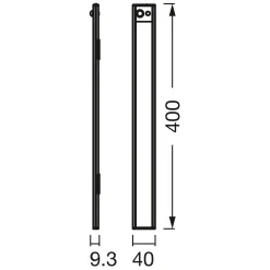 Osram Lineær LED Underskabs belysning med sensor - 40cm