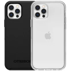Otterbox Symmetry Slidstærkt cover til iPhone 12 og 12 Pro - Klar