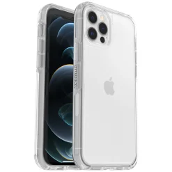Otterbox Symmetry Slidstærkt cover til iPhone 12 og 12 Pro - Klar