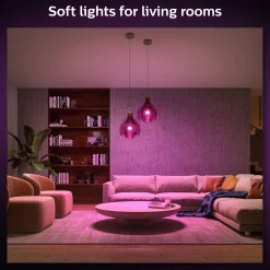 Philips Hue Color Ambiance Smart LED-pære E27 1100 lm 2-pak