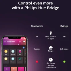 Philips Hue Color Ambiance Smart LED-pære E27 1600 lm