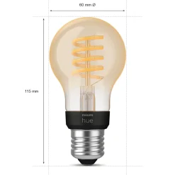 Philips Hue Filament A60 E27 Smart LED-pære 550 lm