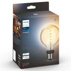 Philips Hue Filament G93 E27 Smart LED-pære 550 lm