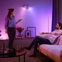 Philips Hue Hvid og farve ambiance smart LED-pære GU10 400 lm - 2-pak