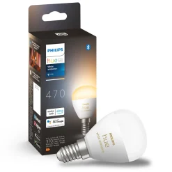 Philips Hue Luster Kuglelampe White Ambiance E14 470 lm