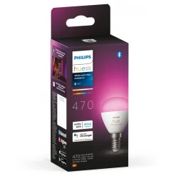 Philips Hue Luster Kuglelampe White and Color Ambiance E14 470 lm