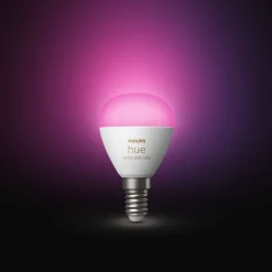 Philips Hue Luster Kuglelampe White and Color Ambiance E14 470 lm