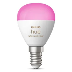 Philips Hue Luster Kuglelampe White and Color Ambiance E14 470 lm