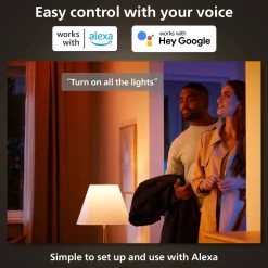 Philips Hue Luster Kuglelampe White and Color Ambiance E14 470 lm 2-pakke