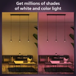 Philips Hue Luster Kuglelampe White and Color Ambiance E14 470 lm 2-pakke