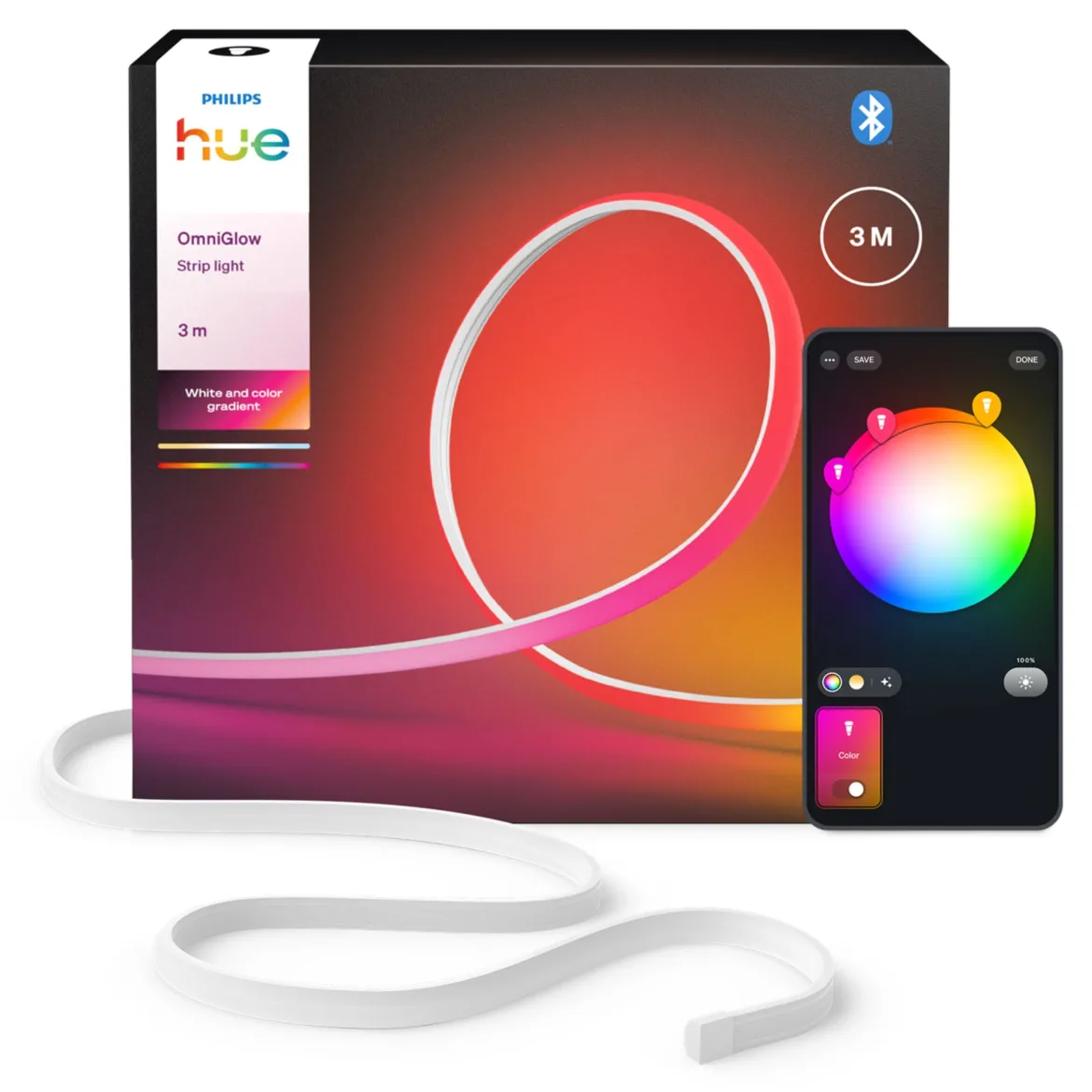 Philips Hue OmniGlow smart lyslist med fuld farveskala