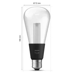 Philips Hue RGB ST72 smart LED-pære E27 500 lm