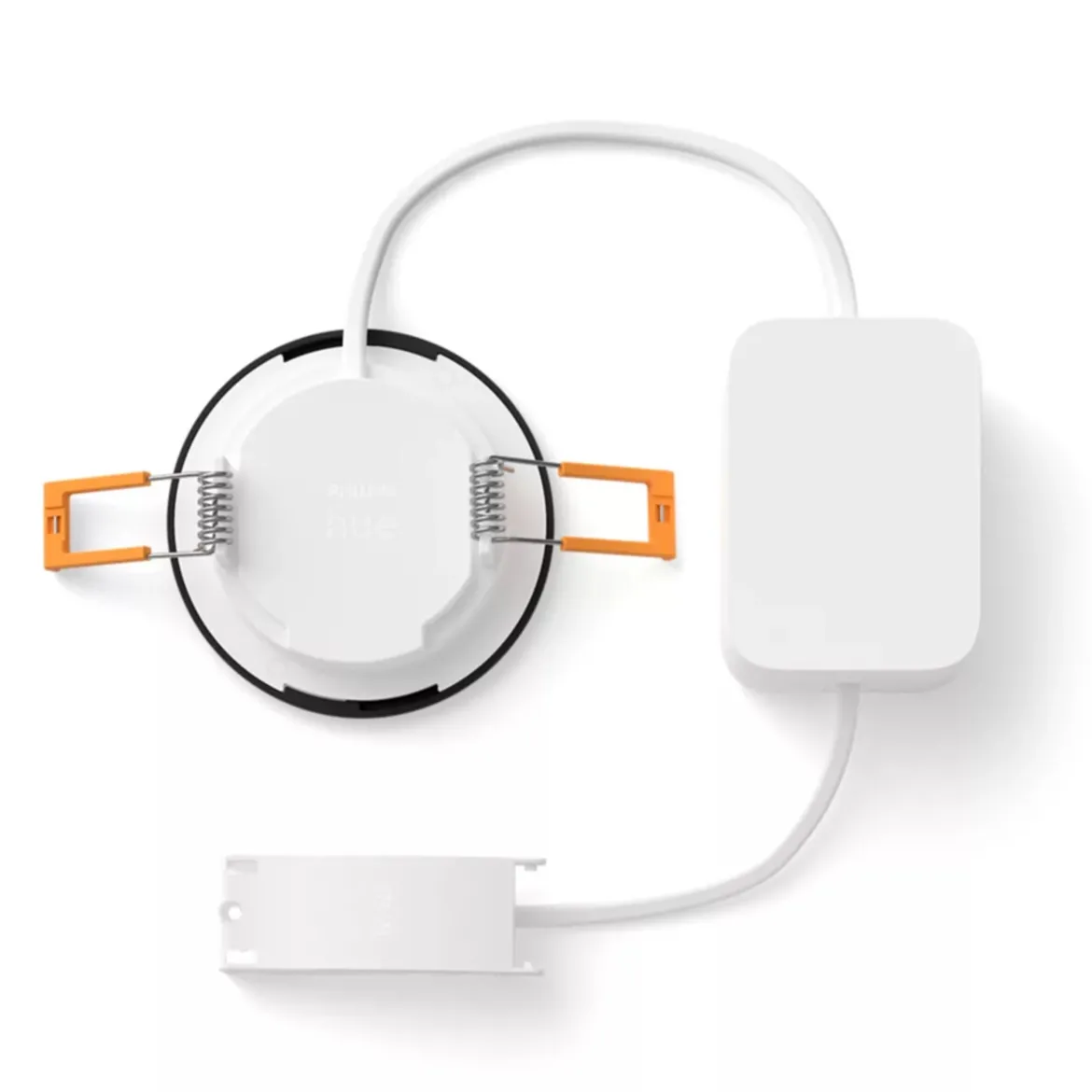 Philips Hue Slank indbygget belysning Ø90 mm 3-pakning - Sort