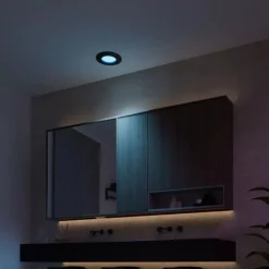 Philips Hue Slank indbygget belysning Ø90 mm - Sort