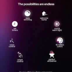Philips Hue Turaco væglampe til udendørsbrug - Antracit