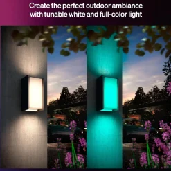 Philips Hue Turaco væglampe til udendørsbrug - Antracit