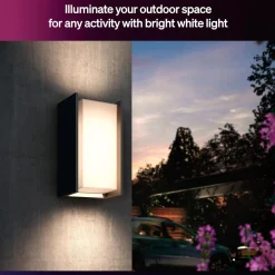 Philips Hue Turaco væglampe til udendørsbrug - Antracit
