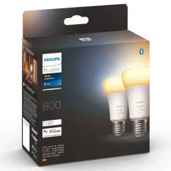 Philips Hue white ambience E27 Smart LED-pære 800 lm 2-pak