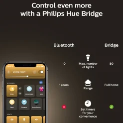 Philips Hue white ambience E27 Smart LED-pære 800 lm 2-pak