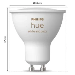 Philips Hue White and Color Ambiance 3x GU10 Smart Startpakke