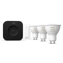 Philips Hue White & Color Ambiance GU10 - Startpakke med Bridge Pro