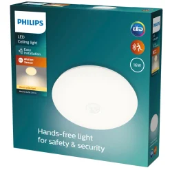 Philips Mauve LED-loftlampe med bevægelsessensor 16 W - Hvid