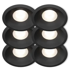 Plejd Downlight Deep DWN-02 6-pack - Sort