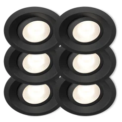 Plejd Downlight Tilt DWN-01 6-pak - Sort