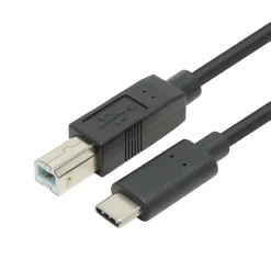 Plexgear CB231 USB-C til USB-B-kabel - 2 m