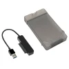 Plexgear Harddisk kabinet 2,5" Smart adgang USB-A