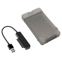 Plexgear Harddisk kabinet 2,5" Smart adgang USB-A