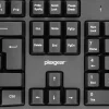 Plexgear MK101 Trådbundet tastatur - Sort