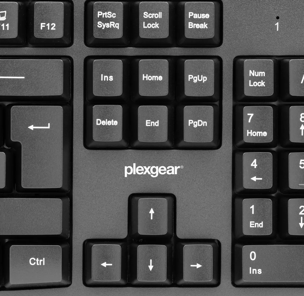 Plexgear MK101 Trådbundet tastatur - Sort