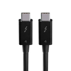 Plexgear Thunderbolt 4 USB-C-kabel 70 cm - Sort