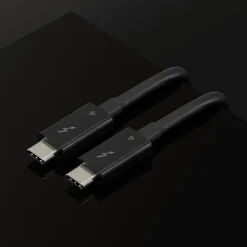 Plexgear Thunderbolt 4 USB-C-kabel 70 cm - Sort